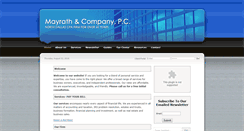 Desktop Screenshot of mayrathcpa.com